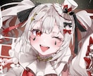 世界観を大切にしたイラストを制作します VTuberさんの配信のサムネイルや、お誕生日イラストなど！ イメージ1