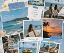 旅行・記念日の写真をおしゃれな1枚に仕上げます :)プレゼントにも喜ばれる世界にひとつのデザイン イメージ7