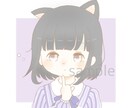 ゆるふわパステルカラーのSNSアイコン描きます アイコンなどに使える、ゆるふわイラストです！似顔絵も◎ イメージ1