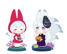 SDキャラ/デフォルメキャラ作成します グッズなどに適したキラキラした色合い・可愛いデフォルメキャラ イメージ3