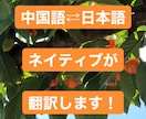 格安で中国語⇄日本語翻訳します 日本と中国のネイティブである私が翻訳いたします！ イメージ1