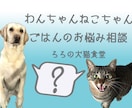 わんちゃんねこちゃんのごはんの相談を受け付けます 獣医師兼ペット栄養管理士にごはんのお悩みをご相談ください イメージ1