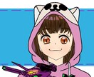 荒野行動のかっこかわいいアイコンイラスト描きます 荒野行動の服は基本的に全部書けます❗️ イメージ1