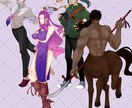 TRPG.ゲームの立ち絵制作致します 少年少女から40代男性女性までなんでもお受けします*.+ﾟ イメージ3