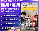 100万再生突破"見られる"動画作成します これ以上"見られない動画"の量産はやめましょう。 イメージ1