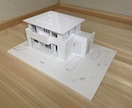 白模型(S=1/50)　建築模型を製作いたします 計画提案・記念品などに！⭐︎送料込み⭐︎ イメージ2