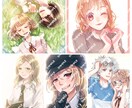 SNSアイコン、イラストお描きします デフォルメから背景付き一枚絵までご相談ください！！ イメージ3