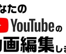 YouTube用の動画編集します!!ます あなたのYouTubeをさらに面白く!! イメージ1