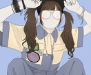 人物写真をイラスト化します アイコンでも使える人物写真を柔らかくイラスト化します イメージ4