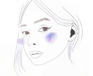 写真からお洒落なイラスト描きます ウェディング、SNS用、記念日などにいかかですか？ イメージ4