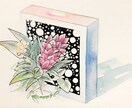 SNSアイコンなどミニイラスト描きます 可愛いと綺麗を中心に、透明水彩で。 イメージ5