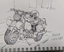 おしゃれなスケッチ風イラスト描きます 文章媒体作品の挿絵や目を引くイラストが欲しい方にオススメです イメージ1