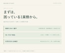 面倒な業務を整理し使える仕組みまで整えます 課題の整理から実装・使い方の確認まで、1業務に伴走 イメージ7