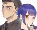 あなただけのSNSアイコンイラスト描きます 夢絵や好きなキャラとツーショ！などなんでもご相談ください！ イメージ4