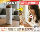 モニター価格！商品・サービスPR動画制作します AI技術で低価格×高品質！理想的な世界観のハイクオリティ動画 イメージ1