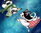 やさしい世界観の一枚絵イラストお描きします あなたの世界観を大切に、絵本のような世界を丁寧に描きます イメージ9