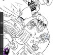 貴方様だけのオリジナルイラストをお描きします デフォルメイラストペア画snsのアイコンなどをお描きします。 イメージ7