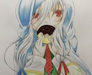 女の子のアナログイラスト描きます アナログでの良い方よろしくお願いします イメージ1