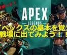 エイペックスの戦闘の基本から丁寧に説明します 超初心者さん必見！FPS歴20年の私があなたの戦闘をサポート イメージ1
