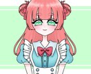 SNS等アイコン描きます アイコン等に使える可愛い女の子描きます！！ イメージ1