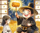 大黒天の霊視で今のあなたの金運を読み解きます 大黒天がガハハと笑いながらあなたの金運を開きます イメージ3