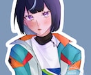 配信、歌ってみたサムネや観賞用のイラストを描きます 配信、歌みたサムネ、SD以外の人物イラストを描きます。 イメージ5