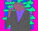 記憶に残る名刺作ります ポップでありながらインパクトのデザインを提供します イメージ3