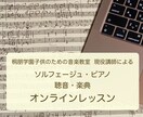 ソルフェージュ・ピアノ・楽典・聴音のレッスンします 桐朋学園子供のための音楽教室現役講師♪初心者から音大受験まで イメージ1