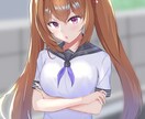主に女の子のイラストを描きます 魅力的なアイコンや好みの2次創作シチュエーション イメージ2