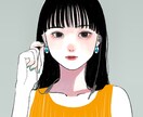 オシャレな似顔絵を描きます 女の子とファッションが得意です。三日間で終わります。 イメージ2