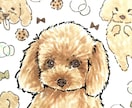 カラフルペット似顔絵。うちの子イラスト描きます うちの子記念日、誕生日プレゼント、ペット友達のプレゼントにも イメージ4