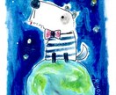 心に寄り添う「癒やしのアート壁紙」を提供ます 個展完売作家が描く、自然と動物の鮮やかな抽象アート イメージ1