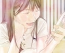 記念日の写真をイラスト化します 人物やペットの写真をリアルなイラストにします。 イメージ2