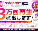 Instagramリール3万回再生で強力拡散ます 再生回数増加｜振り分け対応可｜リール・動画・IGTV対応｜ イメージ1