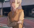 サムネ・アイコン・MV等のイラスト作成します 大人っぽくスタイリッシュな絵柄はお任せください！ イメージ3