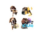 写真からオリジナルLINEスタンプ作成いたします 携帯に眠っている思い出の写真をスタンプにしませんか？ イメージ3