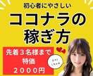 初心者にやさしい！ココナラ販売方法教えます 【３名限定特価】オープン記念で９０％OFF イメージ1