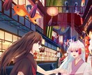 一枚絵の制作承ります 繊細で鮮やかな作風でお描きします イメージ8