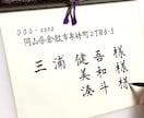 結婚式招待状の宛名書き・筆耕｜毛筆で代筆します 封筒・席札・返信はがきの宛名を10枚¥2,000〜で手書き イメージ4