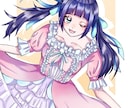 SNSなどで使えるかわいいアイコン描きます 私の絵柄のかわいらしさが溢れる胸上正面イラストを描きます イメージ3