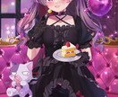 商用利用可／アイコンやサムネ、一枚絵など承ります キラキラ可愛いイラストをお描きします✨ イメージ8