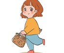 ゆるくて可愛いタッチの似顔絵を描きます アイコンや記念日のプレゼント等に最適です！ イメージ1