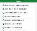 アレルギー対応メニューツールを販売します お客様が選ぶと食べられる料理だけが母国語で イメージ2