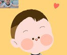 かわいい似顔絵おかきします お写真を元に似顔絵イラストをお描きします！ イメージ3