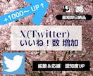 Twitter拡散★投稿を1000いいね！します 目立たせたいツイートをいいね！で拡散＆応援 イメージ1