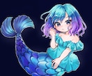 立ち絵や一枚絵のイラスト制作します 顔から全身まで一律の金額！可愛い子を描くのが好きです イメージ7