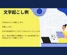 極限までミスのない、安い値段で文字起こしします 眠たい時に寝ても録音さえすれば私にお任せくださいミスなし イメージ2