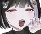 地雷系厚塗りイラスト(似顔絵◎)ます あなたの自撮りやキャラデザを写実・アニメ寄りに描きます イメージ7
