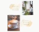 Instagram投稿画像を作成します 女性らしいデザインで、伝えたい想いが届く画像をお作りします イメージ4
