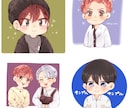 SNS用のオリジナルアイコン描きます かわいい・かっこいい、ちびキャライラスト イメージ1